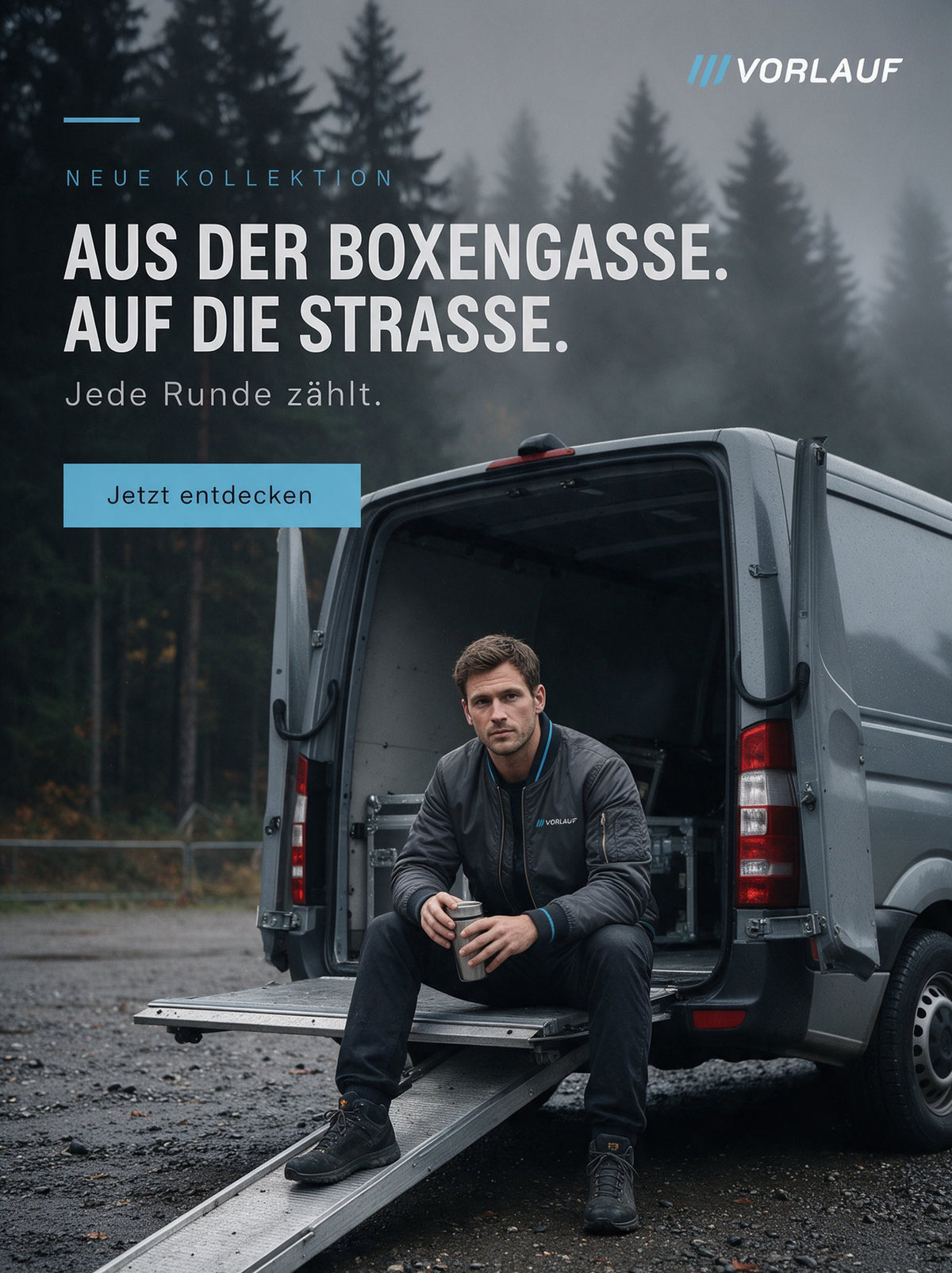 Aus der Boxengasse auf die Straße